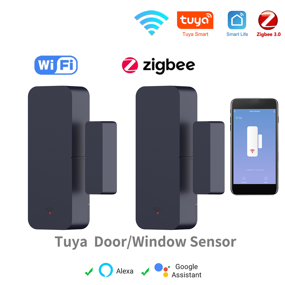 Home Security With Ai - Tuya ZigBee Wifi Tür sensor Fenster