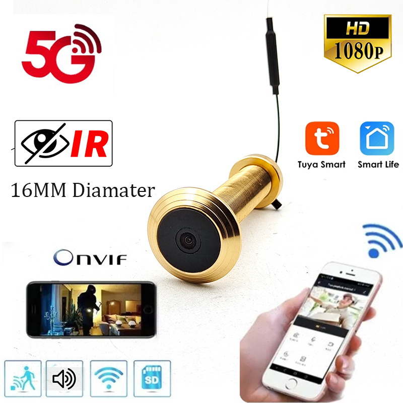 Home Security Front Door Camera - 5G 2.4G Tuya 16mm Durchmesser Türloch