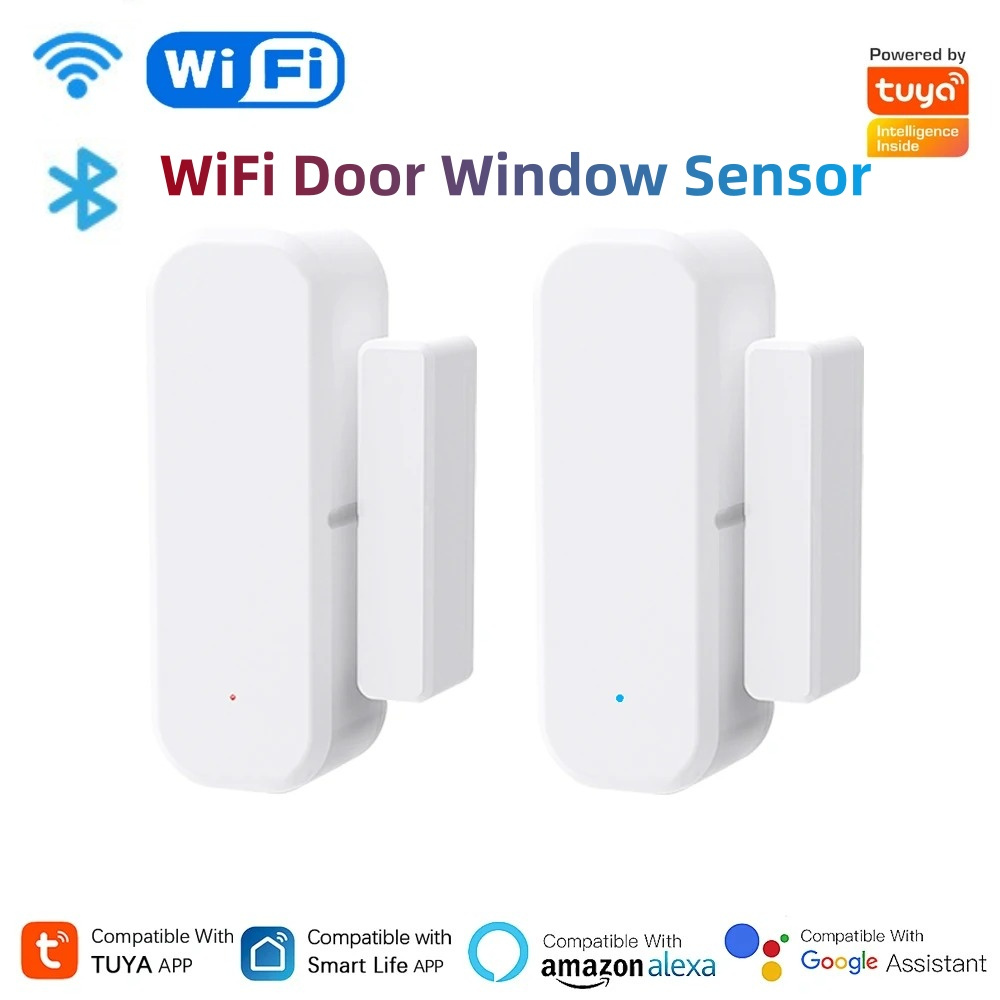 Home Security With Ai - Tuya WiFi Smart Tür- und Fenstersensor
