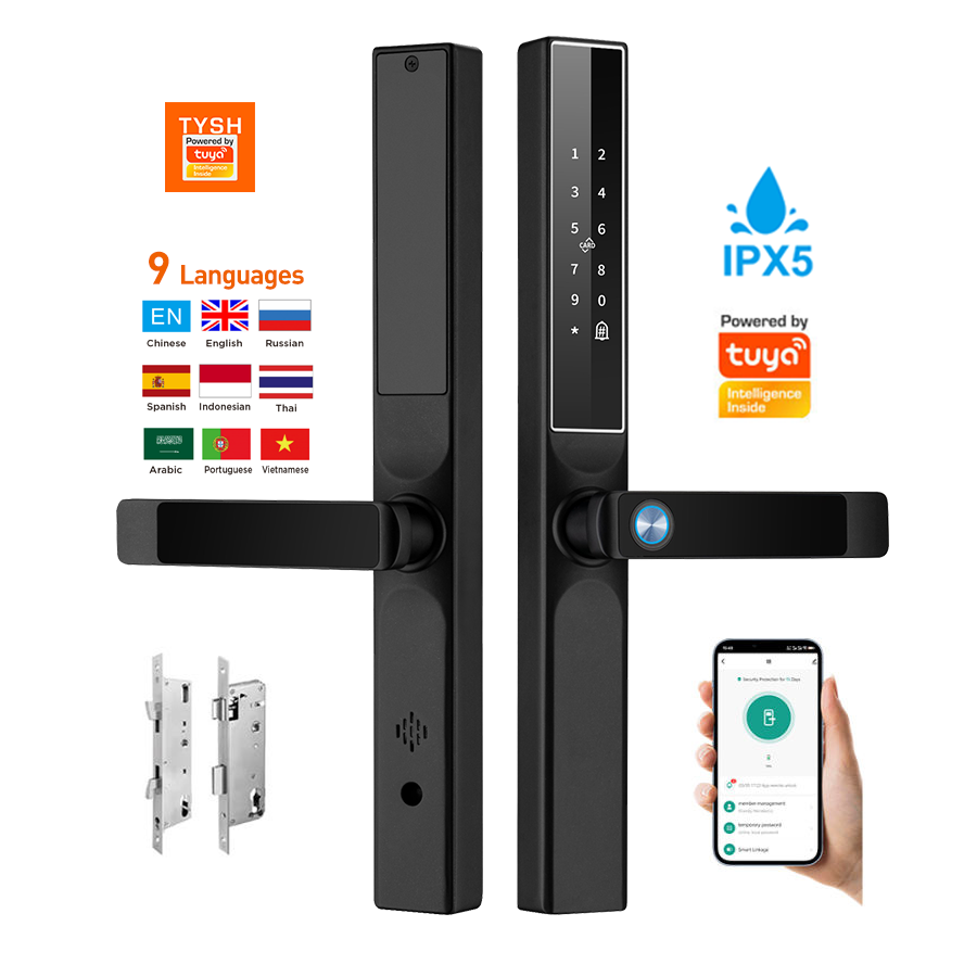 Home Security Upgrades - Tuya App Fingerprint Türschloss Code Karte