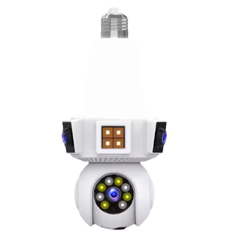 Home Security Wifi Camera - 【A08I】Duale Objektiv-Überwachungskamera für Zuhause, Kabellose WLAN-Mini-CCTV-Kamera,