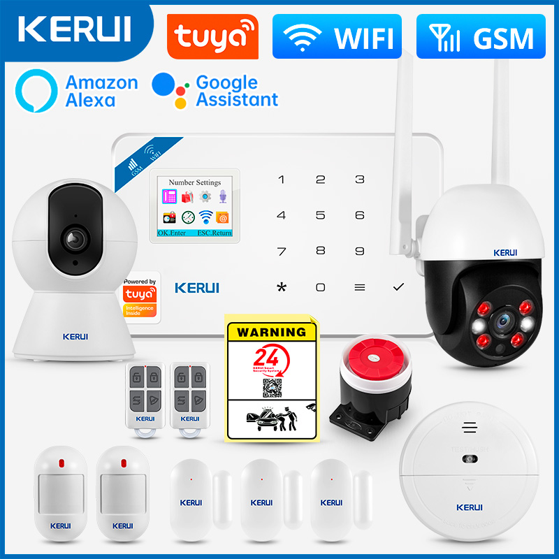 Home Security Front Door Camera - KERUI W181 Alarm System Security Home
