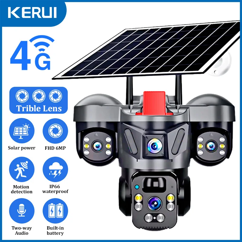 Home Security Upgrades - KERUI V380 Pro Outdoor PTZ 6MP