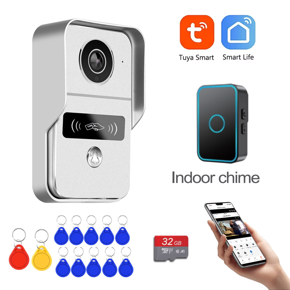 Home Security Front Door Camera - Tuya APP Smart POE IP Video-Gegensprechanlage