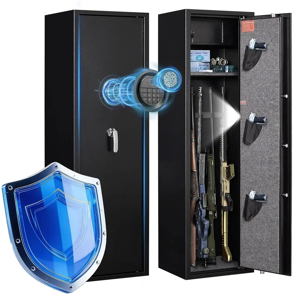 Home Security Safe - Biometrischer Fingerabdruck-Safe – Aufbewahrung für 8–10