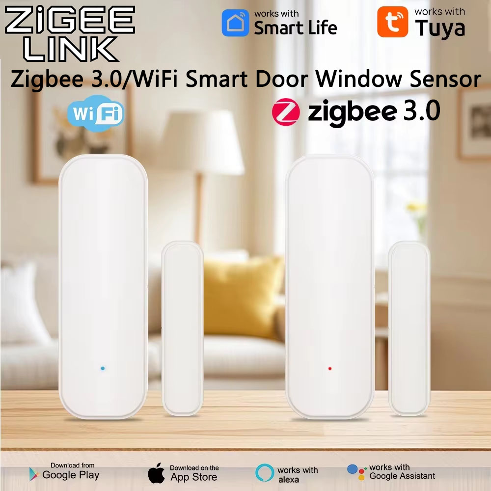 Home Security With Ai - Zigbee WLAN Haus-Einbruchsalarm TUYA Smart Tür-Öffnungs-/Schließdetektoren