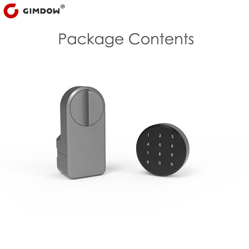 Home Security Safe - Tuya Smart Digitales Türschloss GIMDOW Passwortschloss