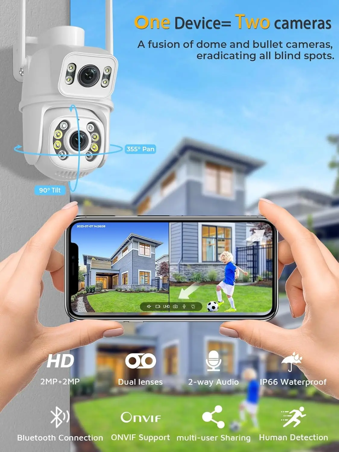3MP WiFi PTZ Speed-Dome-Kamera – Home Security Google Camera Bewertung und Preis