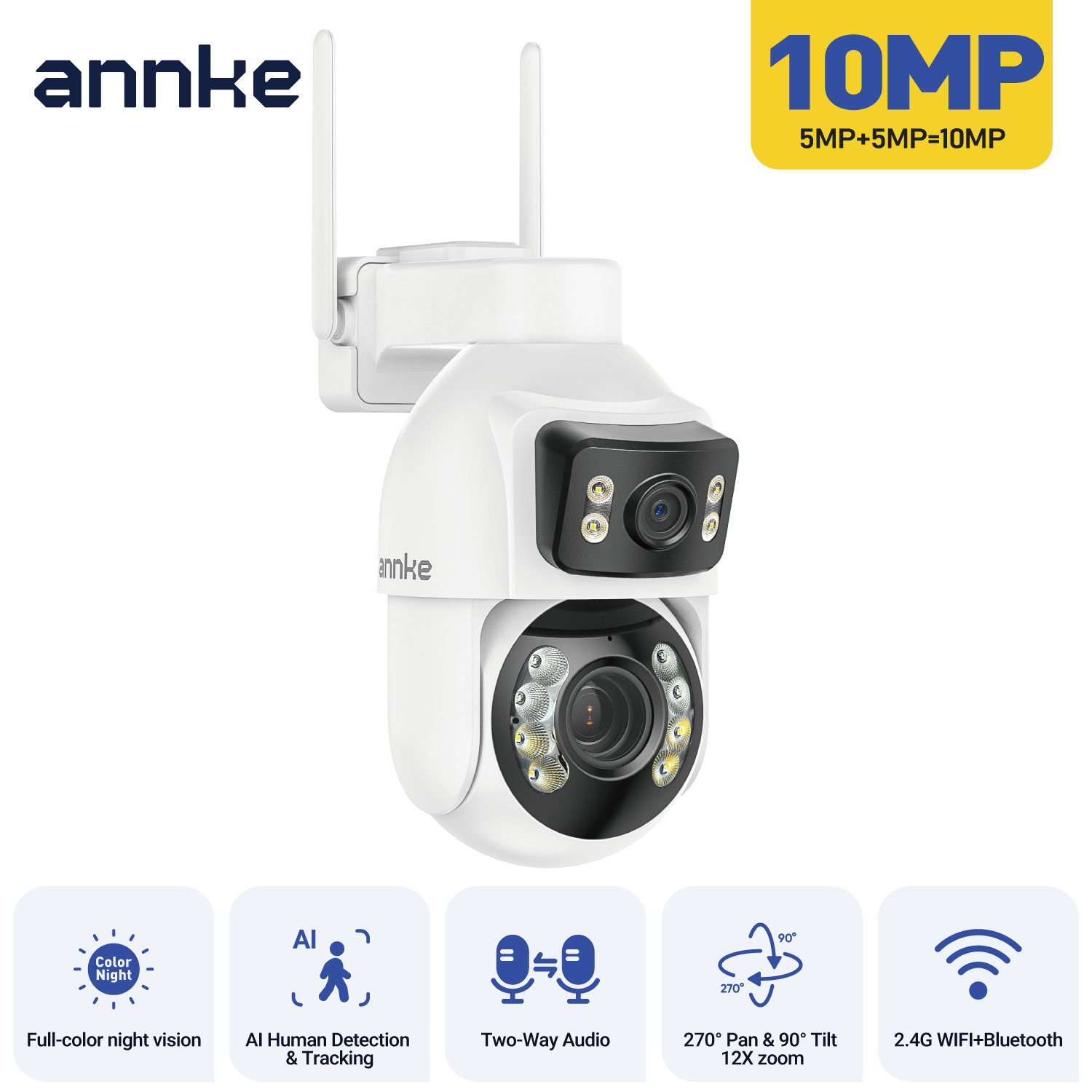 ANNKE 3-Zoll PTZ Dual-Objektiv – Home Security Google Camera Bewertung und Preis