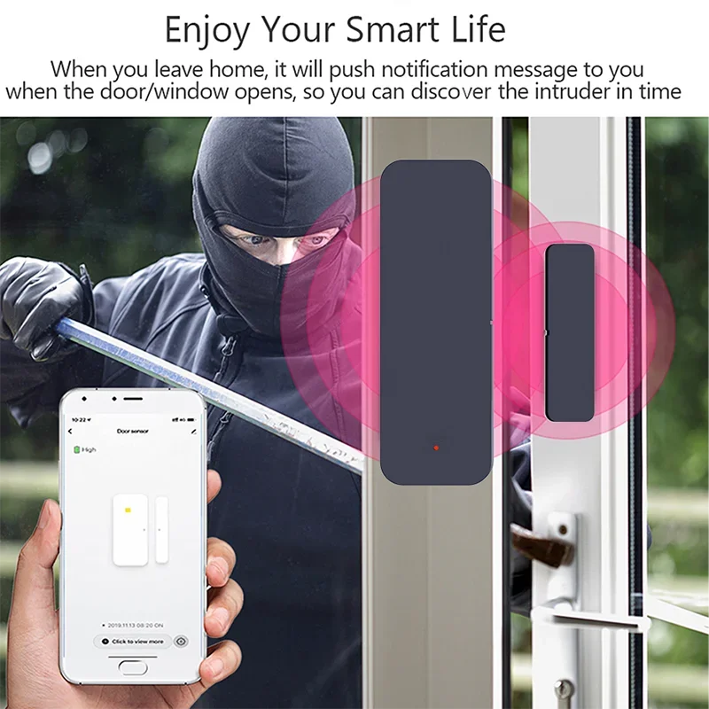 Tuya ZigBee Wifi Tür sensor Fe – Home Security With Ai Bewertung und Preis
