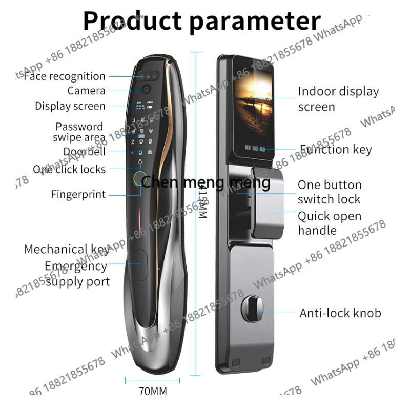 Sicherheits-Fingerabdruck-Kart – Home Security Front Door Camera Bewertung und Preis