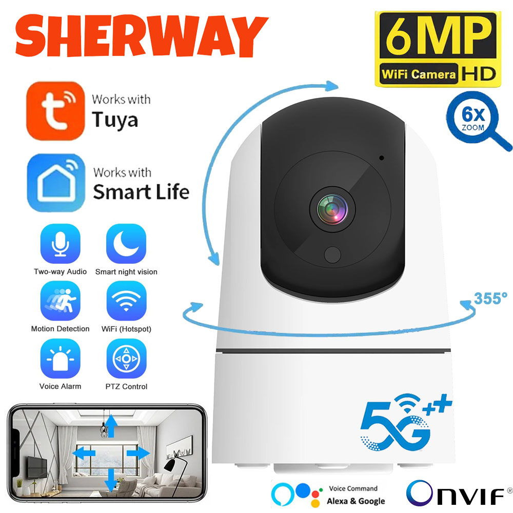 6MP WLAN-Kamera Tuya Smart Hom – Home Security Google Camera Bewertung und Preis
