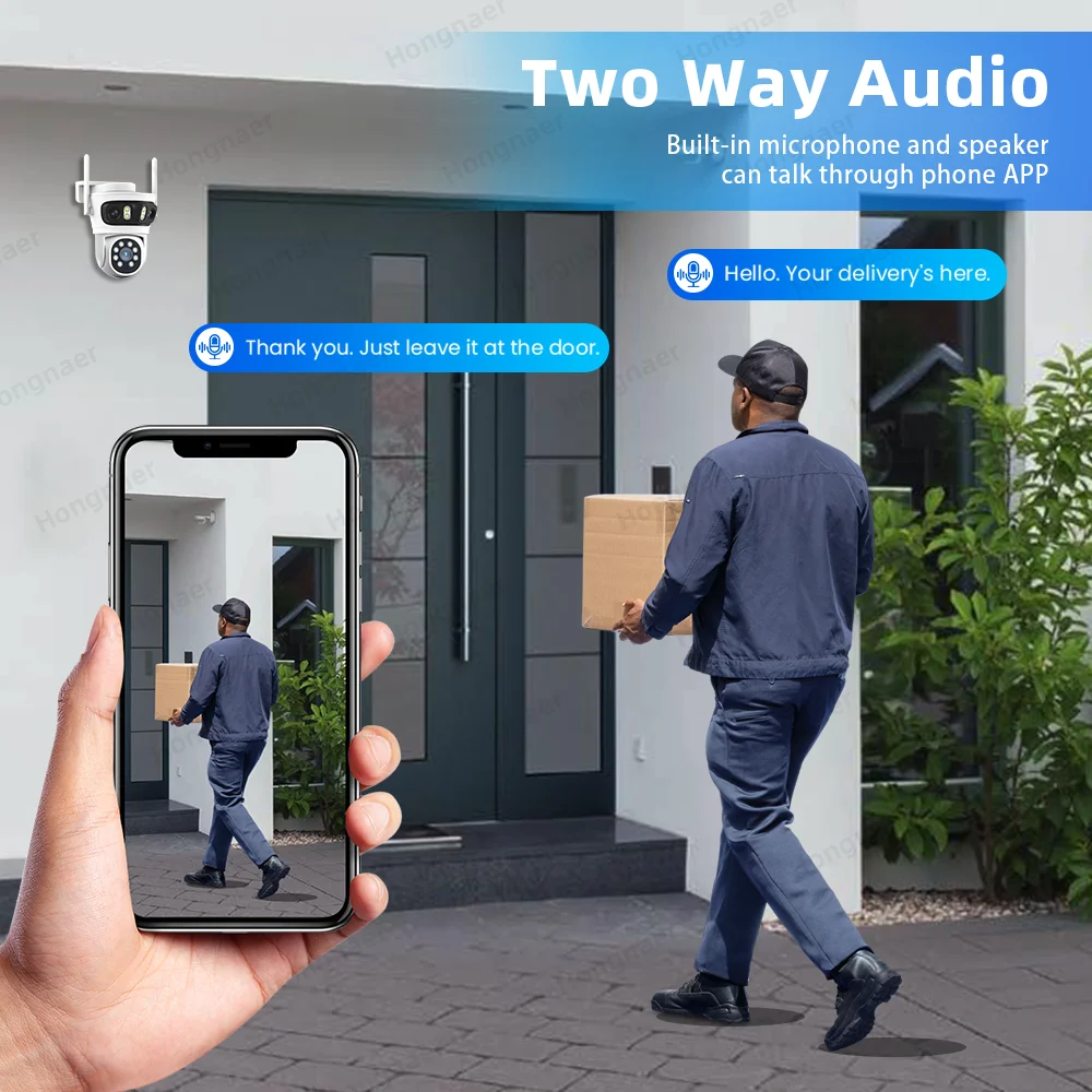 2026 Hongnaer 6MP 4CH 3-Linsen – Home Security Wifi Camera Bewertung und Preis