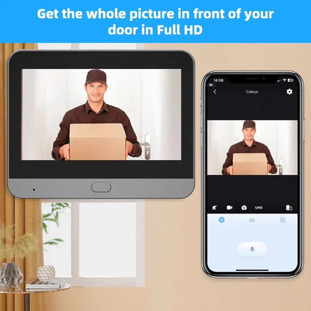 Tuya Smart 5MP Türspion-Kamera – Home Security Google Camera Bewertung und Preis