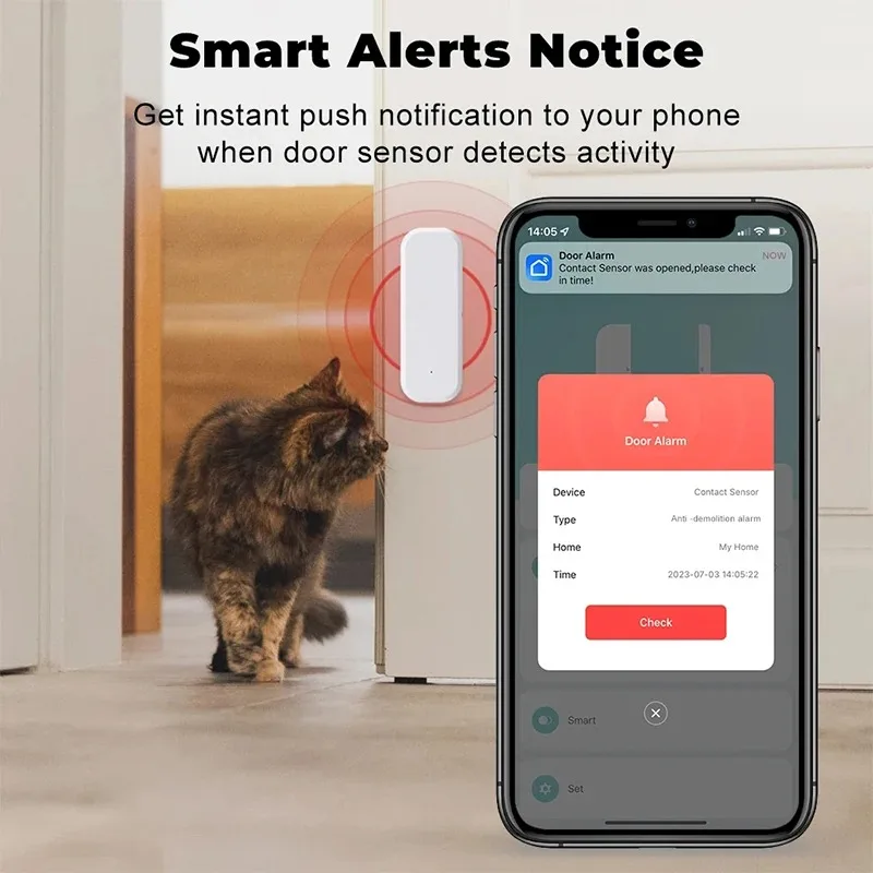 Tuya WiFi Smart Tür- und Fenst – Home Security With Ai Bewertung und Preis