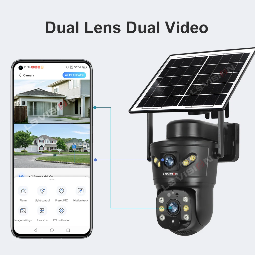 LS VISION 8MP 4G Solarkamera D – Home Security Wifi Camera Bewertung und Preis