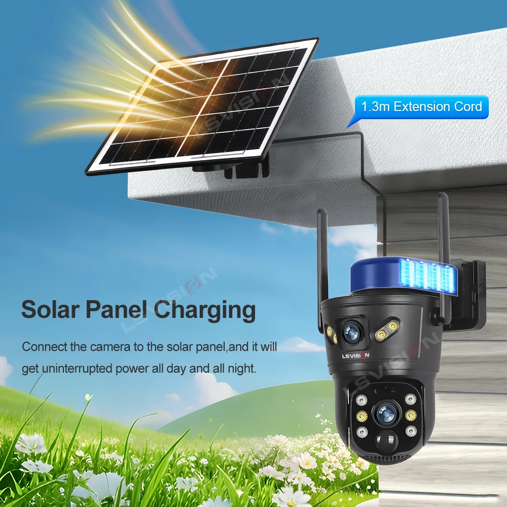 LS VISION 8MP 4G Solarkamera D – Home Security Wifi Camera Bewertung und Preis