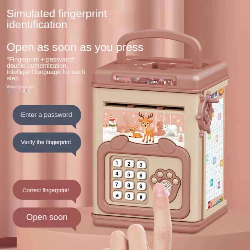 Spardose mit Fingerabdruck, Sp – Home Security Safe Bewertung und Preis