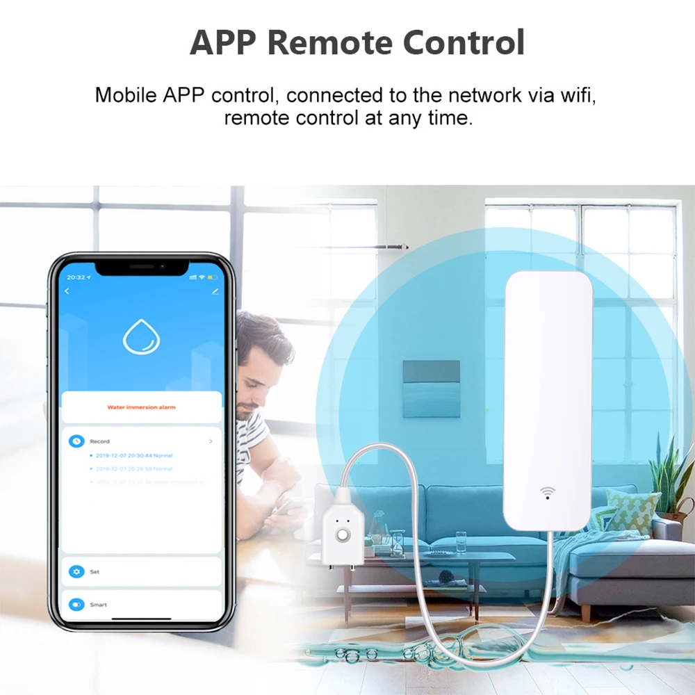 Tuya WiFi Zigbee Wasser Sensor – Home Security With Ai Bewertung und Preis