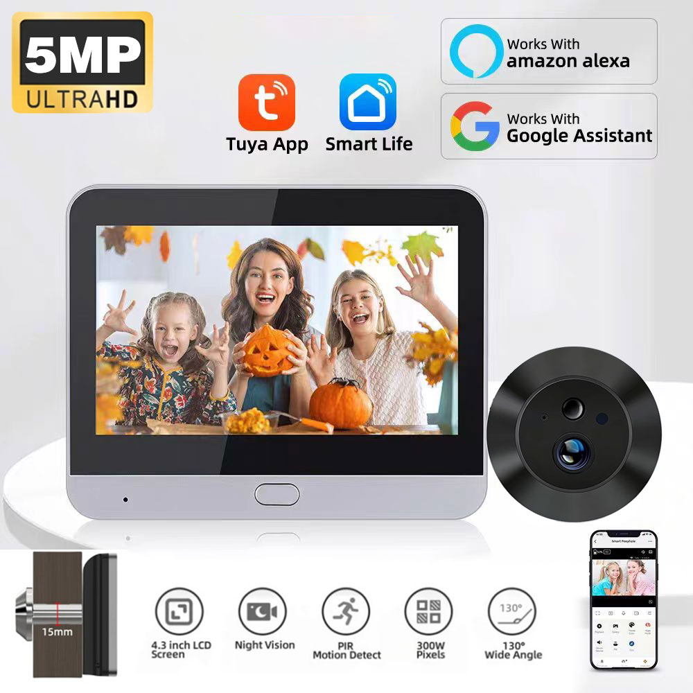 WLAN 2,4 GHz 5MP Tuya Smart Li – Home Security Front Door Camera Bewertung und Preis