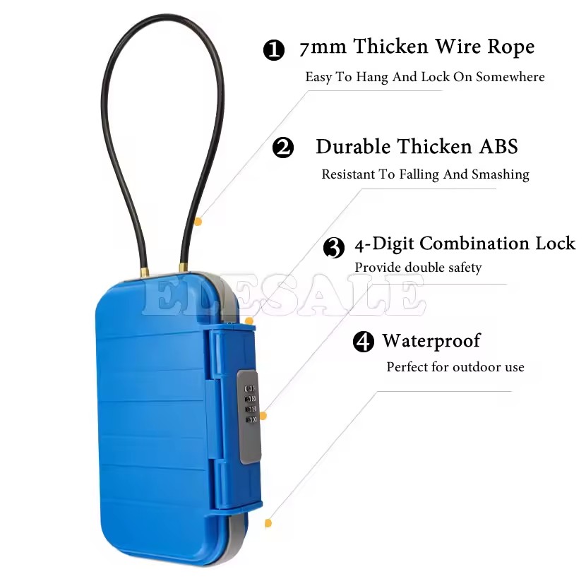 Kreative tragbare 4-stellige Z – Home Security Safe Bewertung und Preis