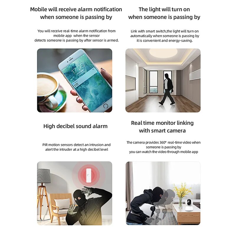 Tuya wifi zigbee pir bewegungs – Home Security With Ai Bewertung und Preis