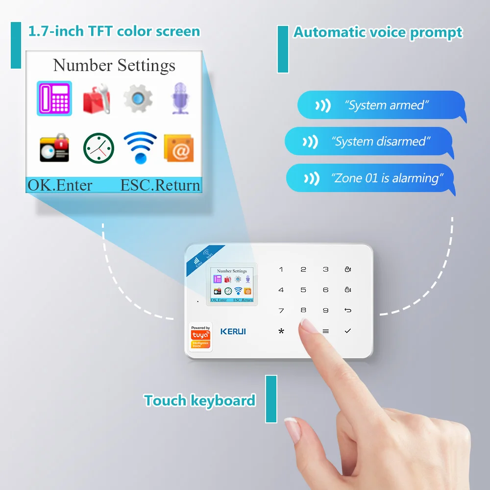 KERUI W181 Alarm System Sicher – Home Security Google Camera Bewertung und Preis