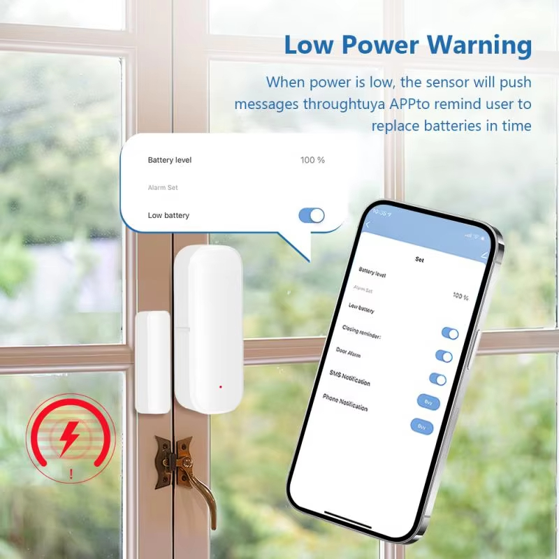 ZigBee Tür- und Fenstersensor, – Home Security With Ai Bewertung und Preis