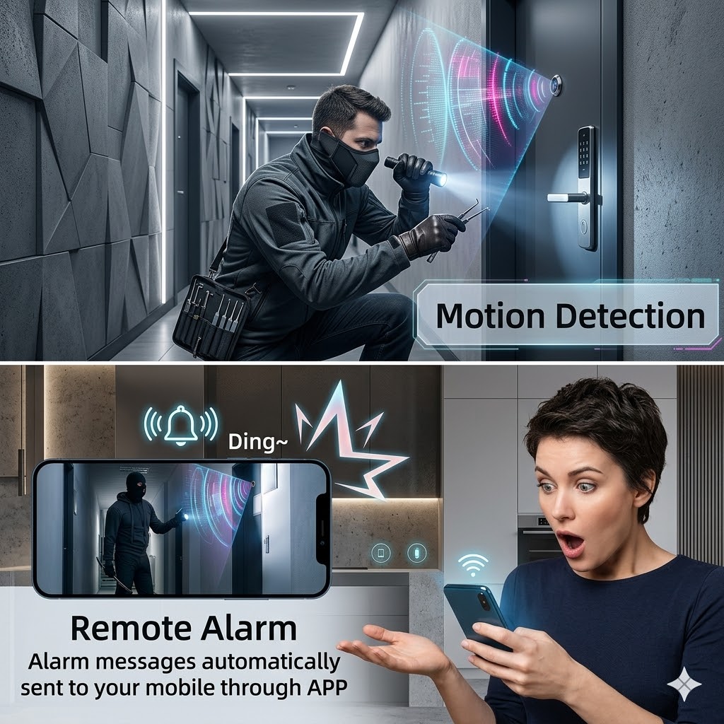 180 °   3MP 2K Türspion-Kamera – Home Security Front Door Camera Bewertung und Preis
